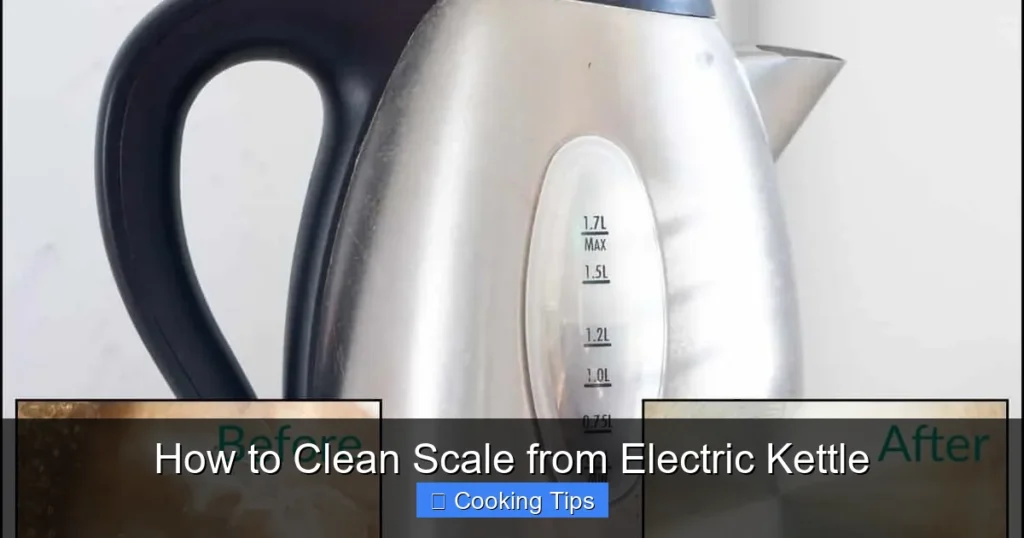 How to Clean Scale from Electric Kettle