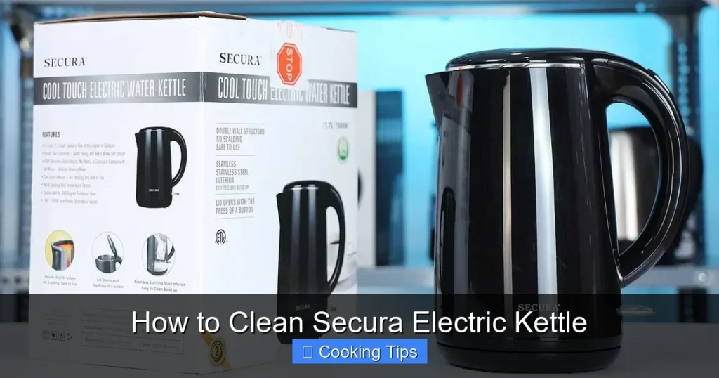 How to Clean Secura Electric Kettle
