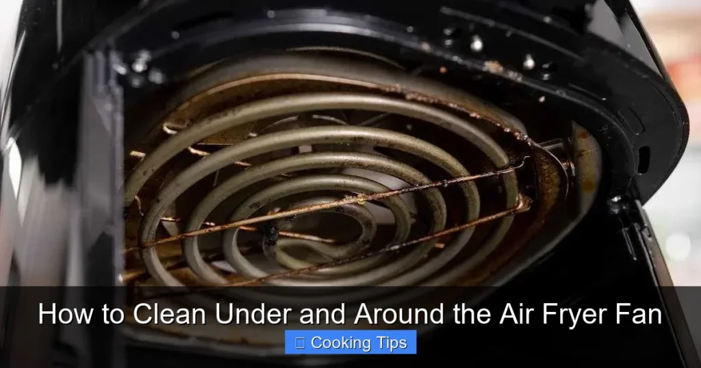 How to Clean Under and Around the Air Fryer Fan