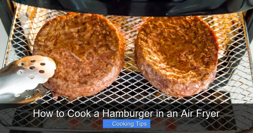 How to Cook a Hamburger in an Air Fryer How to Cook a Hamburger in an Air Fryer