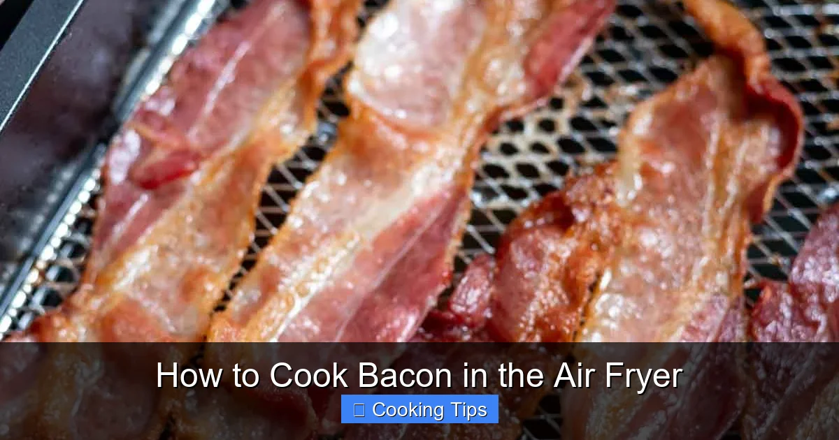 How to Cook Bacon in the Air Fryer