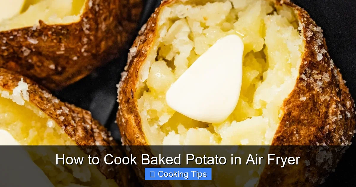 How to Cook Baked Potato in Air Fryer