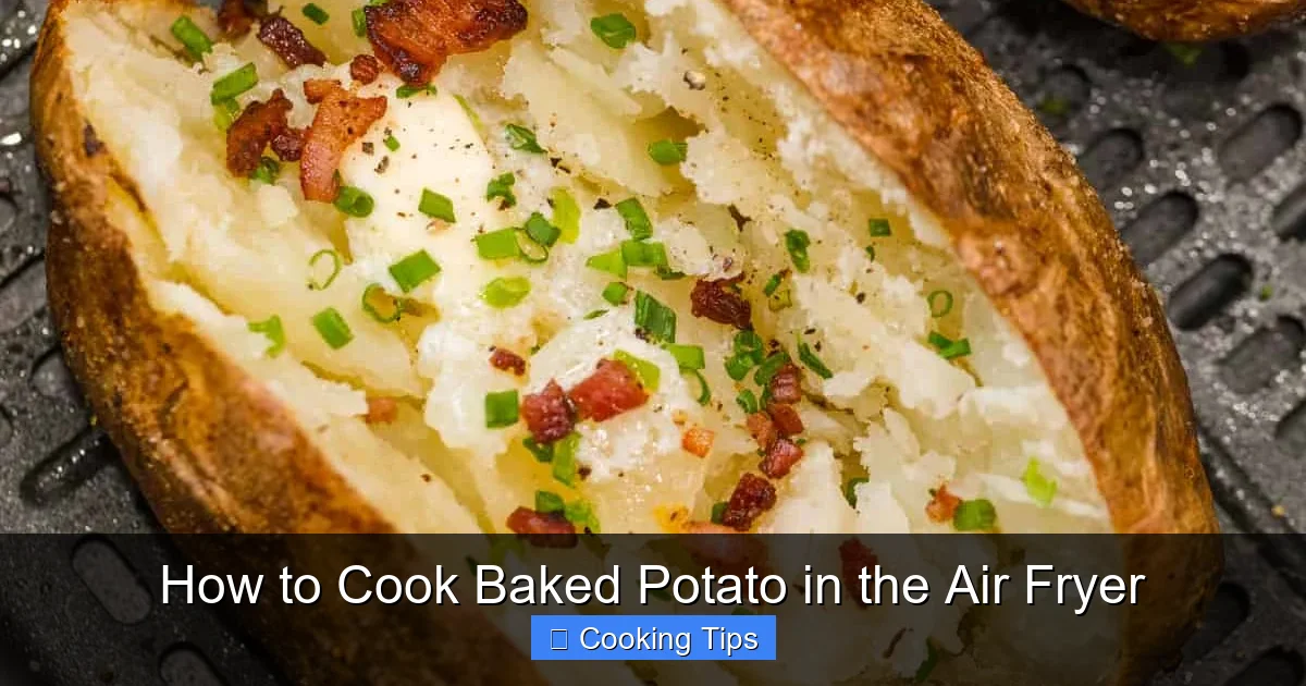 How to Cook Baked Potato in the Air Fryer