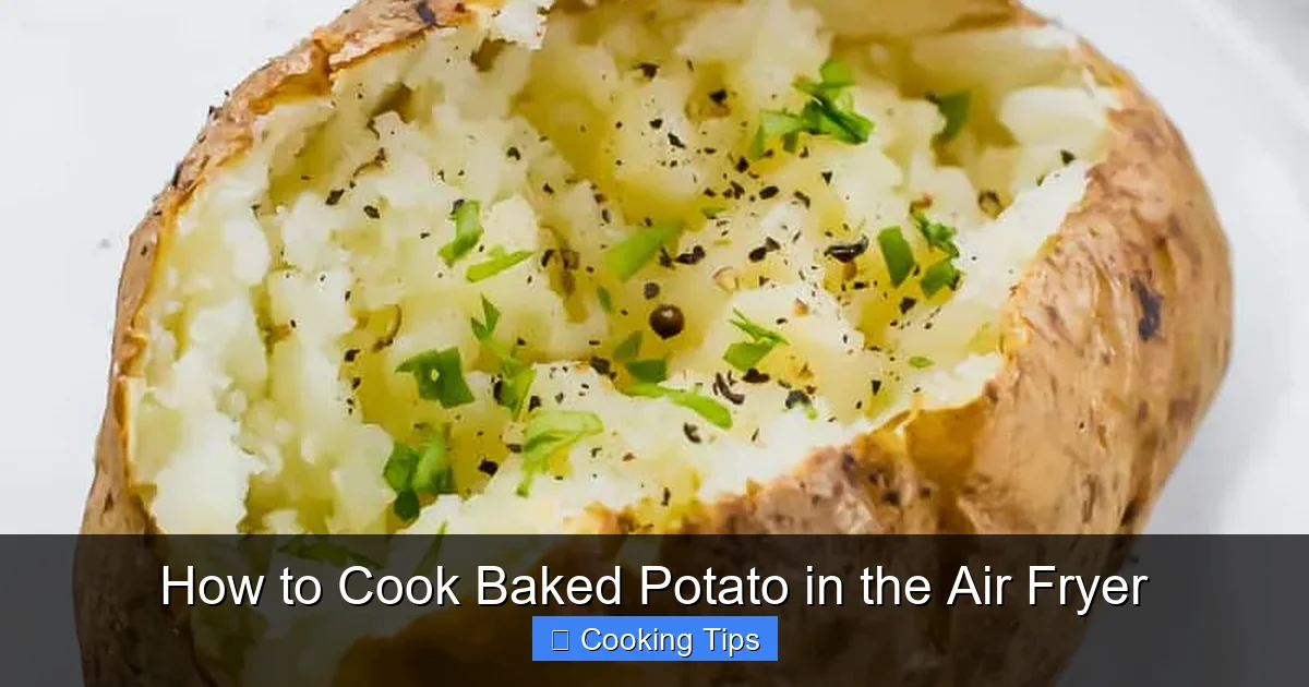 How to Cook Baked Potato in the Air Fryer