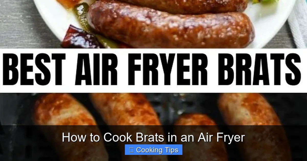 How to Cook Brats in an Air Fryer