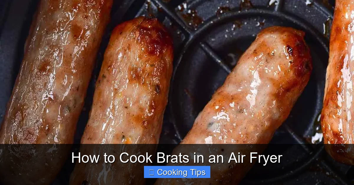 How to Cook Brats in an Air Fryer