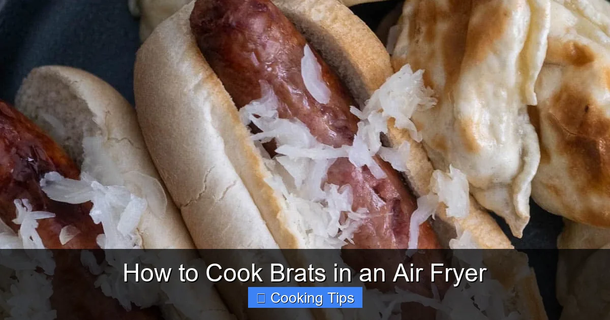 How to Cook Brats in an Air Fryer