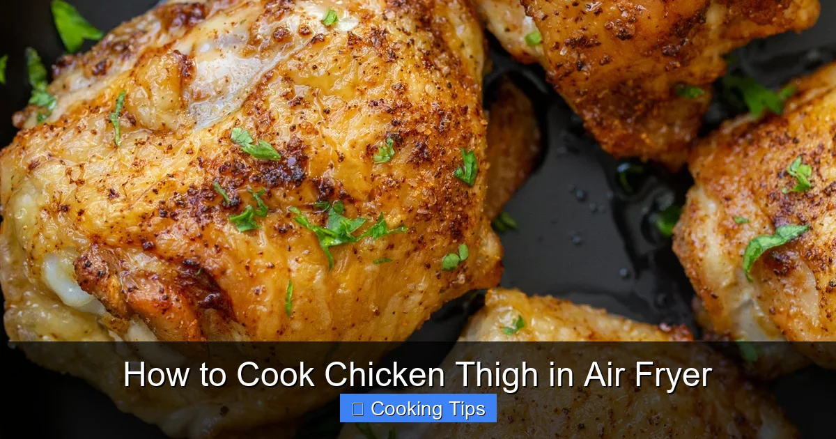 How to Cook Chicken Thigh in Air Fryer