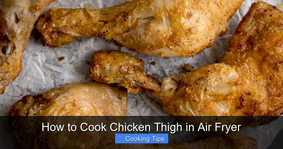 How to Cook Chicken Thigh in Air Fryer