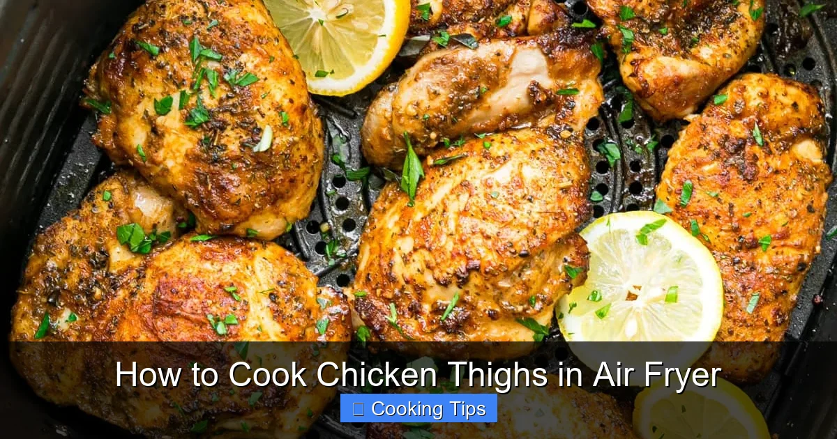 How to Cook Chicken Thighs in Air Fryer