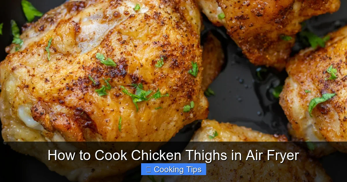 How to Cook Chicken Thighs in Air Fryer
