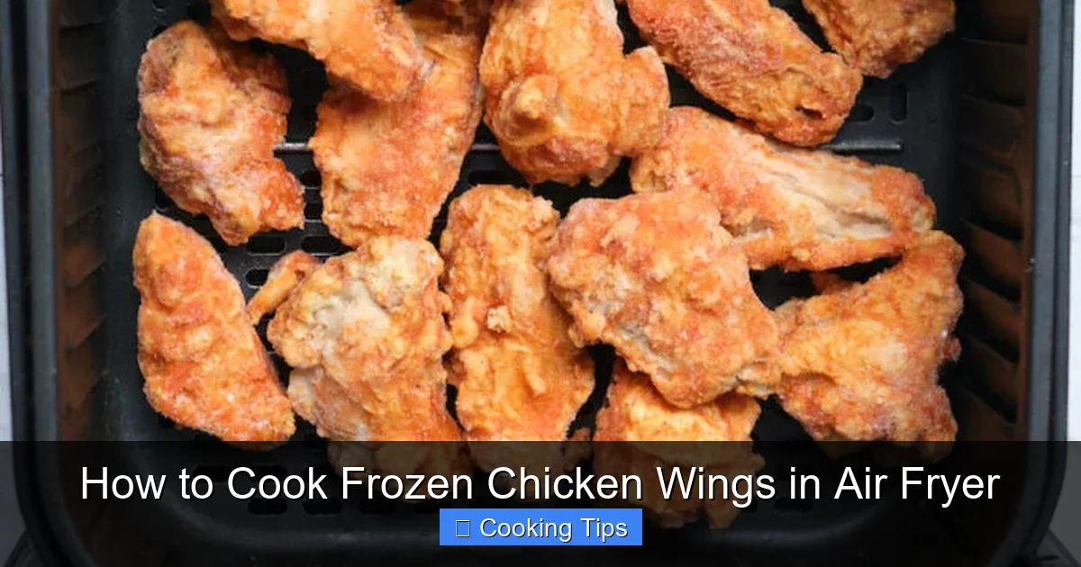 How to Cook Frozen Chicken Wings in Air Fryer