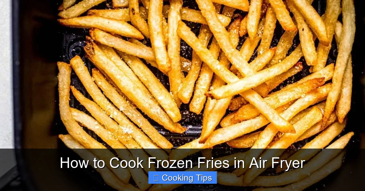 How to Cook Frozen Fries in Air Fryer