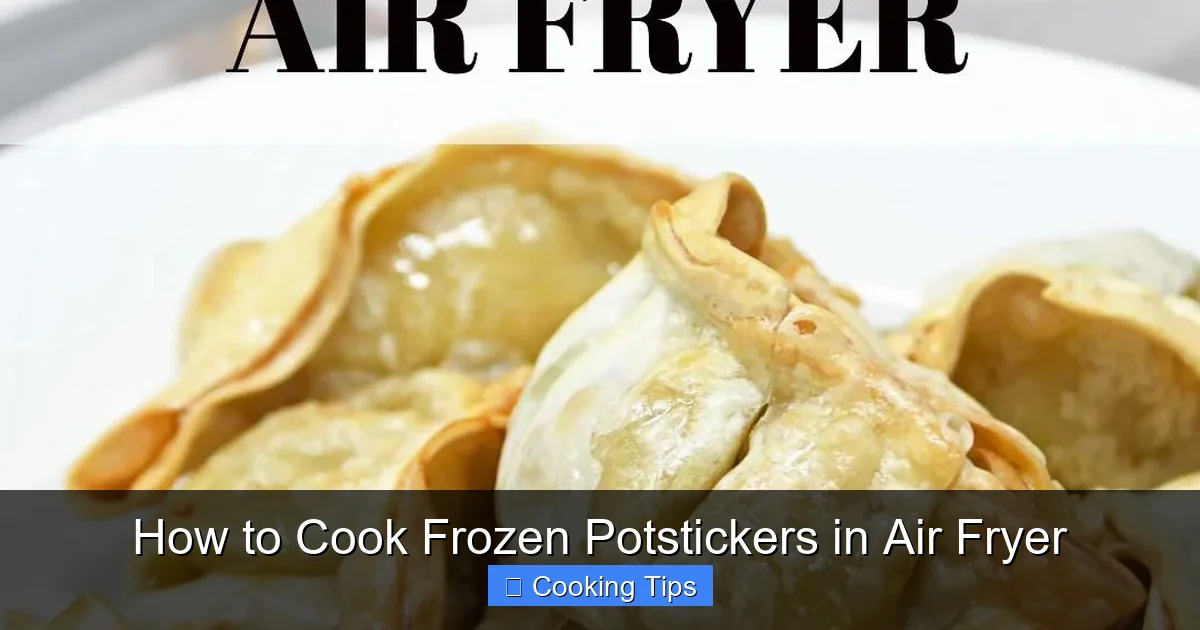 How to Cook Frozen Potstickers in Air Fryer
