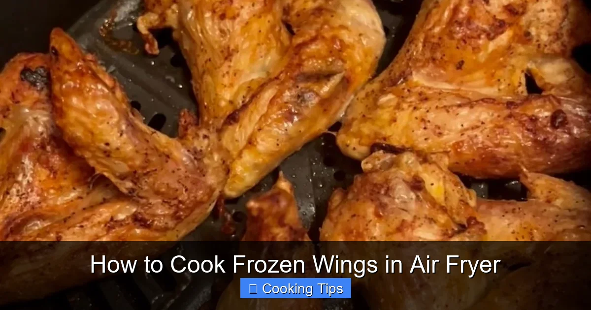 How to Cook Frozen Wings in Air Fryer