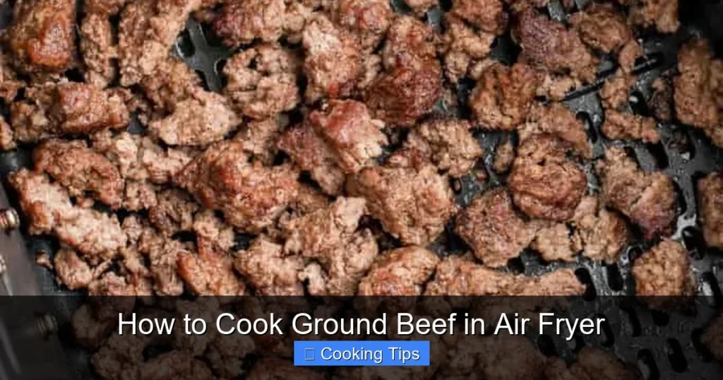 How to Cook Ground Beef in Air Fryer