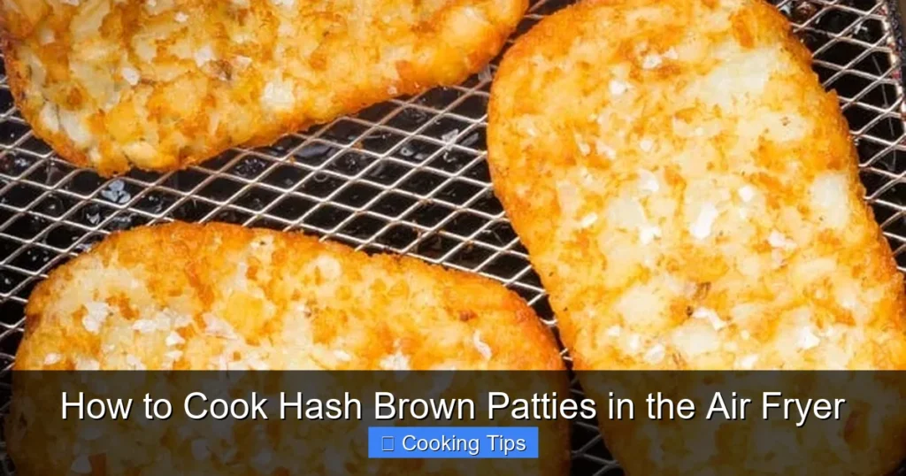 How to Cook Hash Brown Patties in the Air Fryer