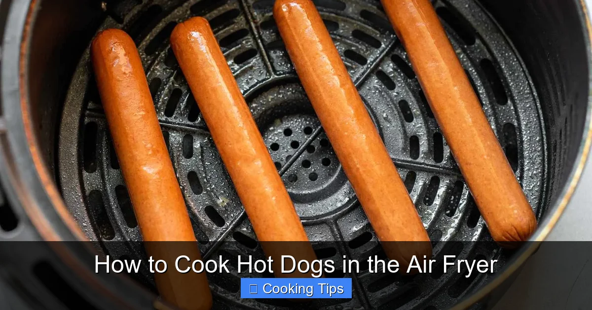 How to Cook Hot Dogs in the Air Fryer