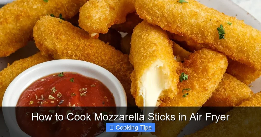 How to Cook Mozzarella Sticks in Air Fryer