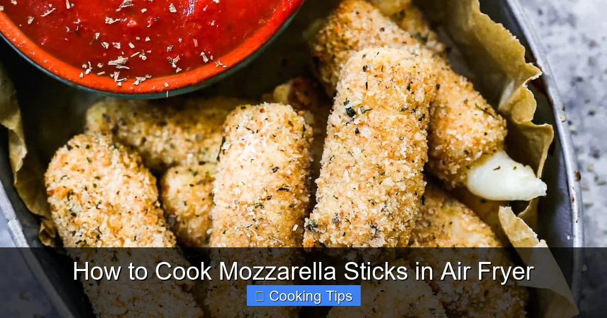 How to Cook Mozzarella Sticks in Air Fryer