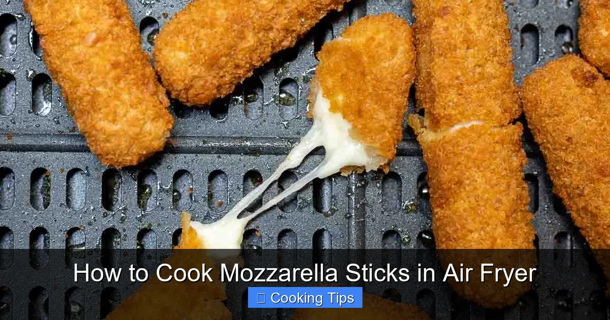 How to Cook Mozzarella Sticks in Air Fryer