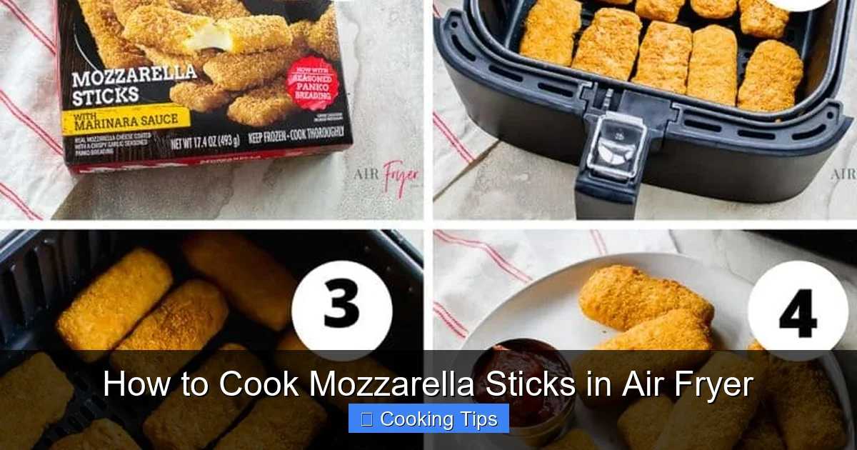 How to Cook Mozzarella Sticks in Air Fryer