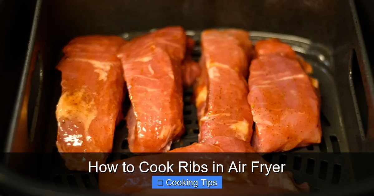 How to Cook Ribs in Air Fryer