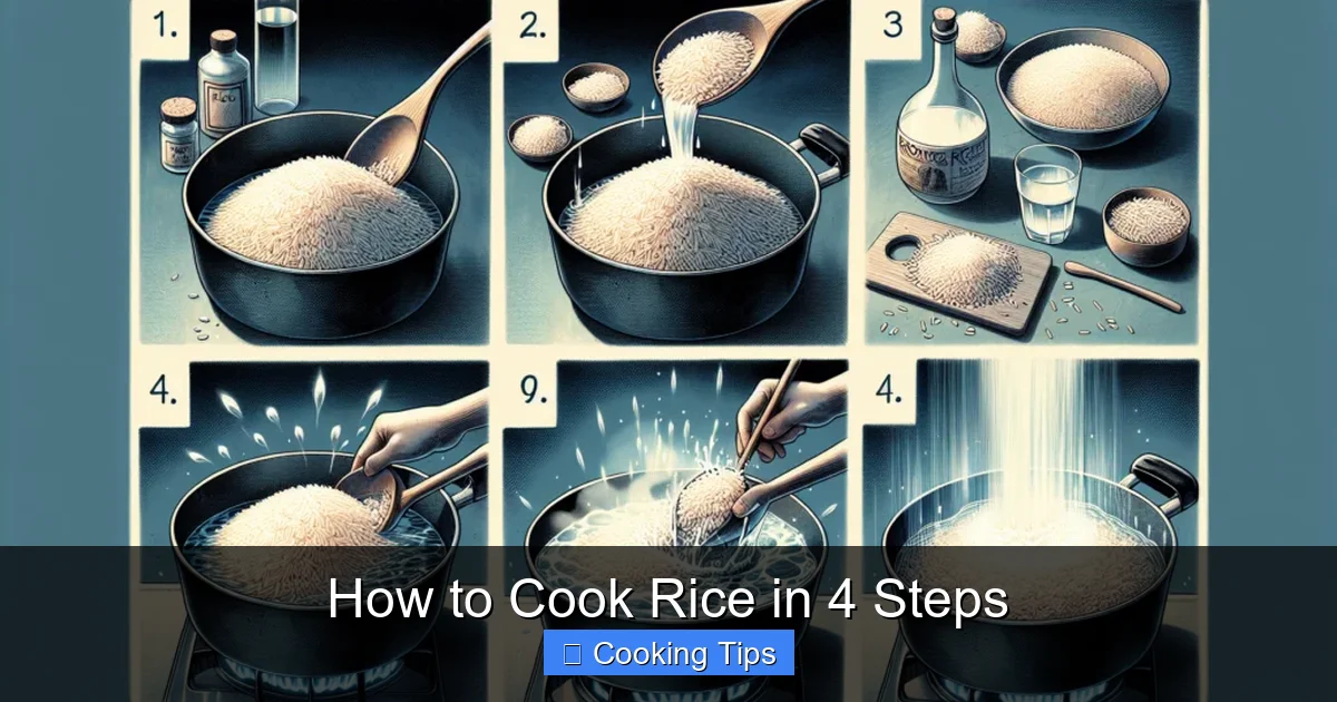 How to Cook Rice in 4 Steps