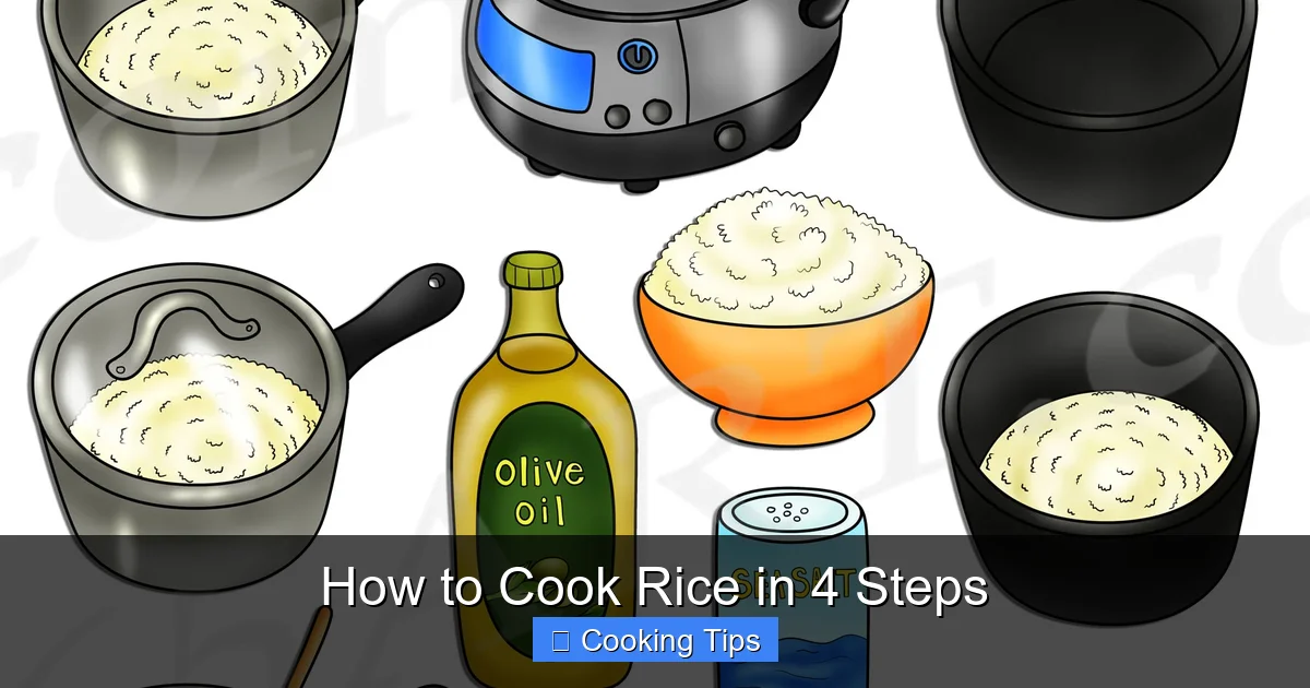 How to Cook Rice in 4 Steps