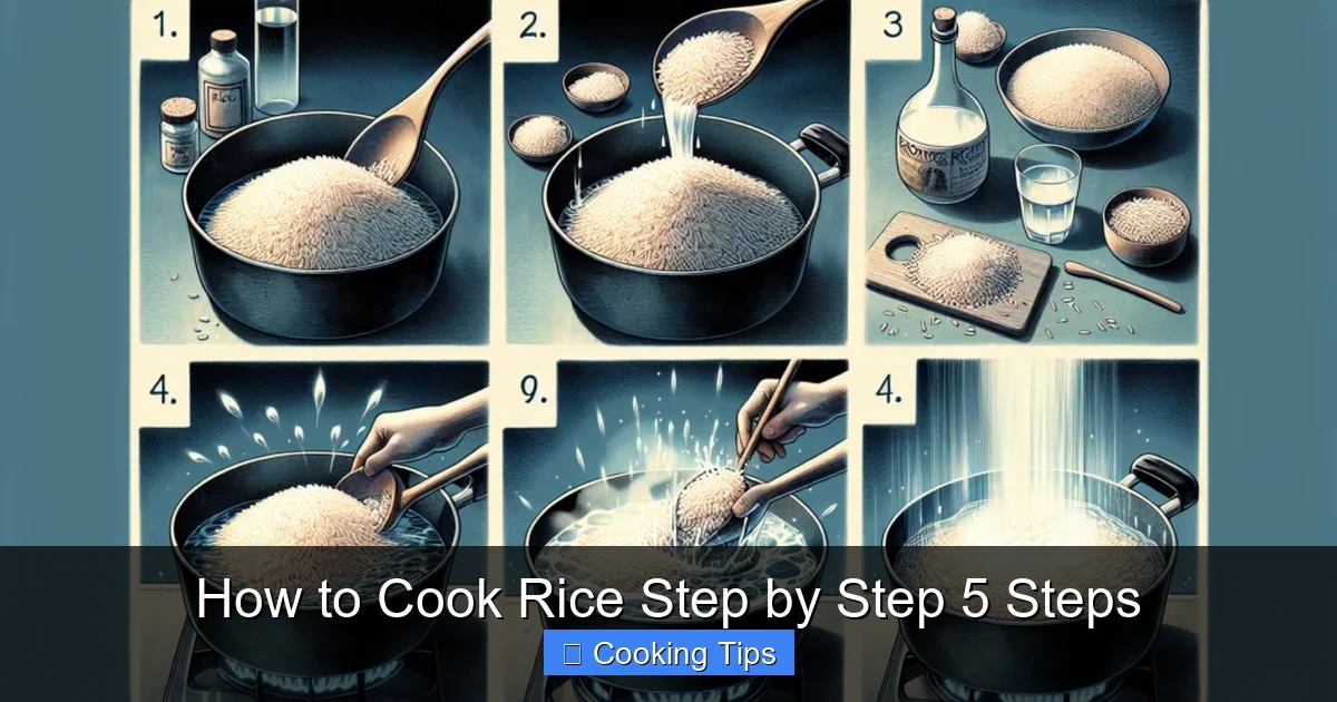 How to Cook Rice Step by Step 5 Steps