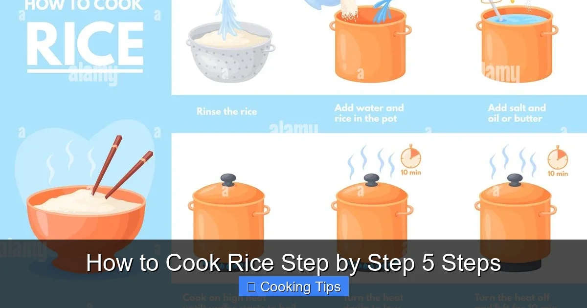 How to Cook Rice Step by Step 5 Steps