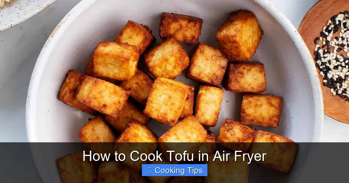 How to Cook Tofu in Air Fryer