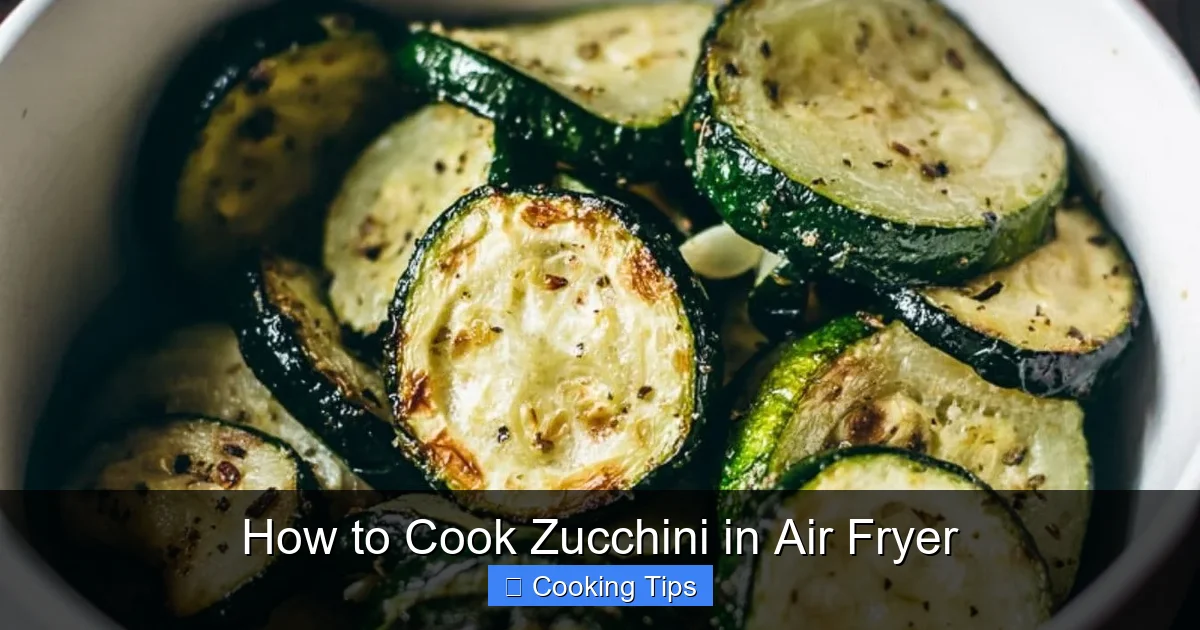 How to Cook Zucchini in Air Fryer