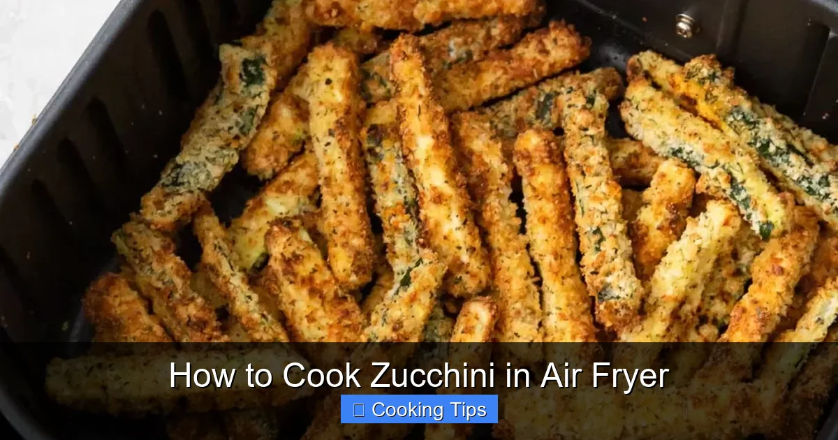 How to Cook Zucchini in Air Fryer