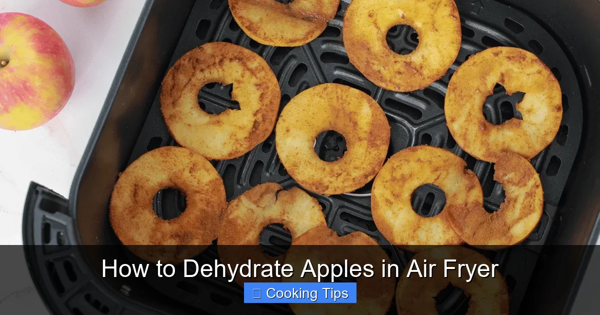 How to Dehydrate Apples in Air Fryer