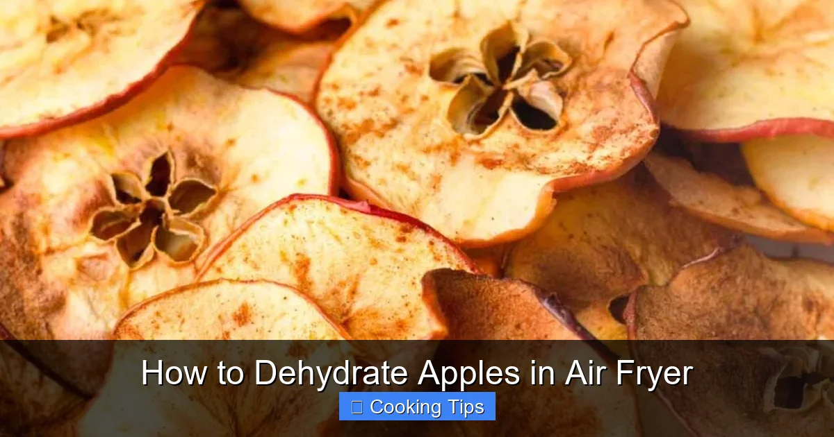 How to Dehydrate Apples in Air Fryer
