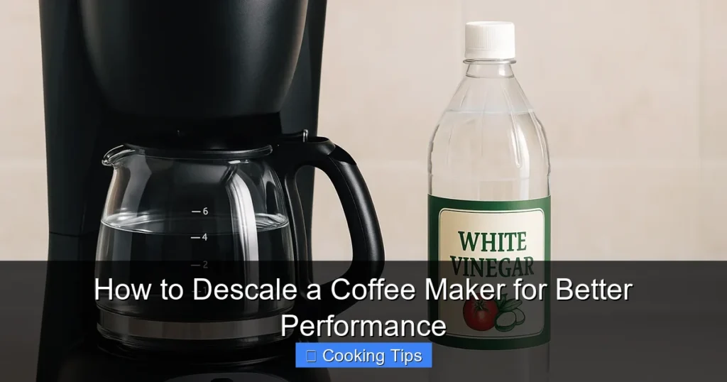 How to Descale a Coffee Maker for Better Performance