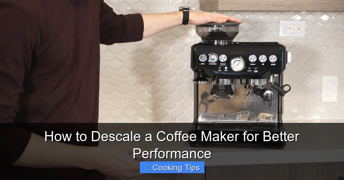 How to Descale a Coffee Maker for Better Performance