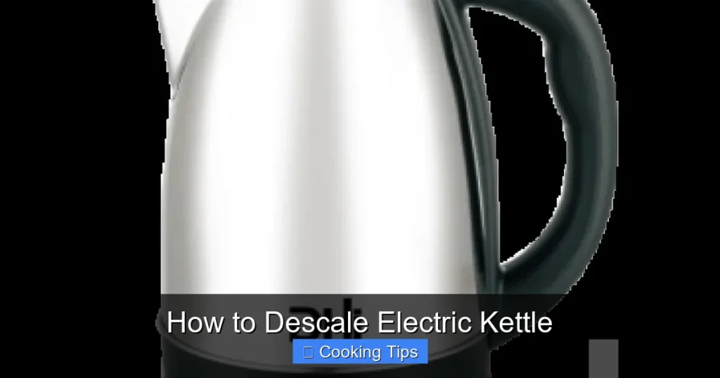 How to Descale Electric Kettle How to Descale Electric Kettle