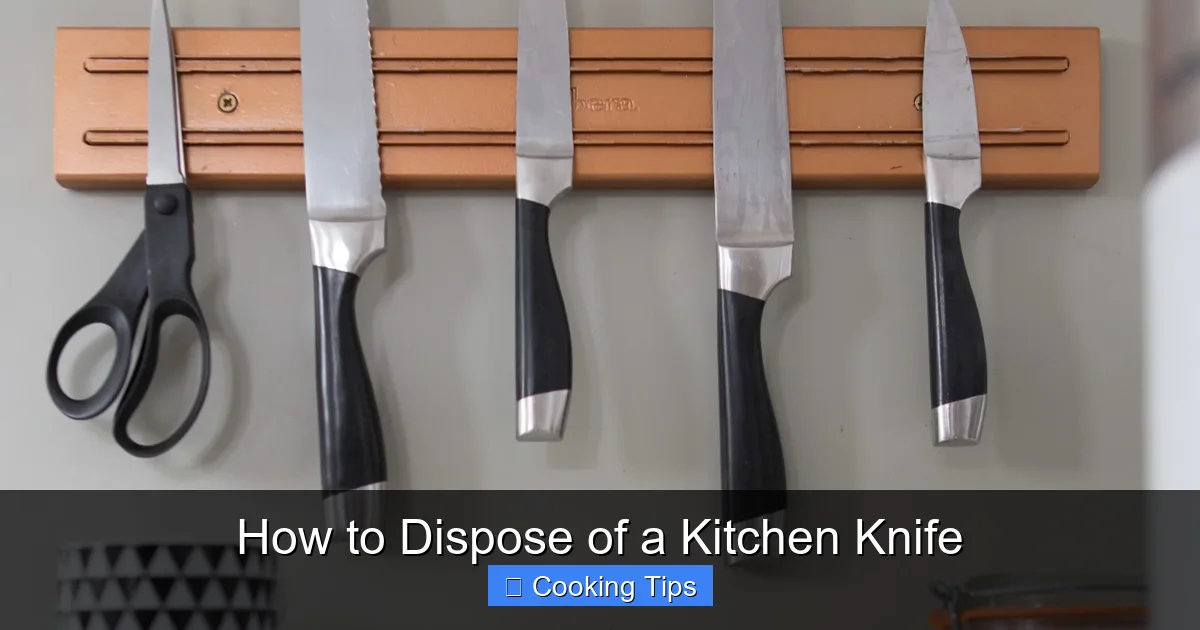 How to Dispose of a Kitchen Knife