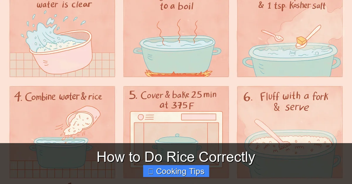 How to Do Rice Correctly