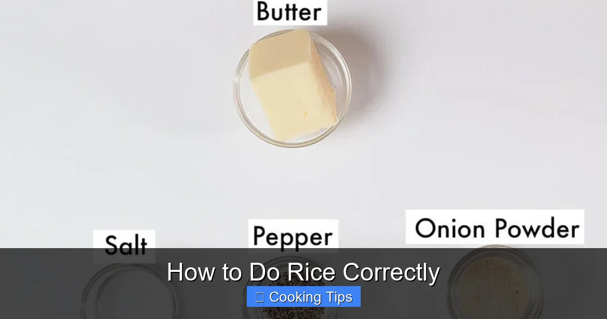 How to Do Rice Correctly
