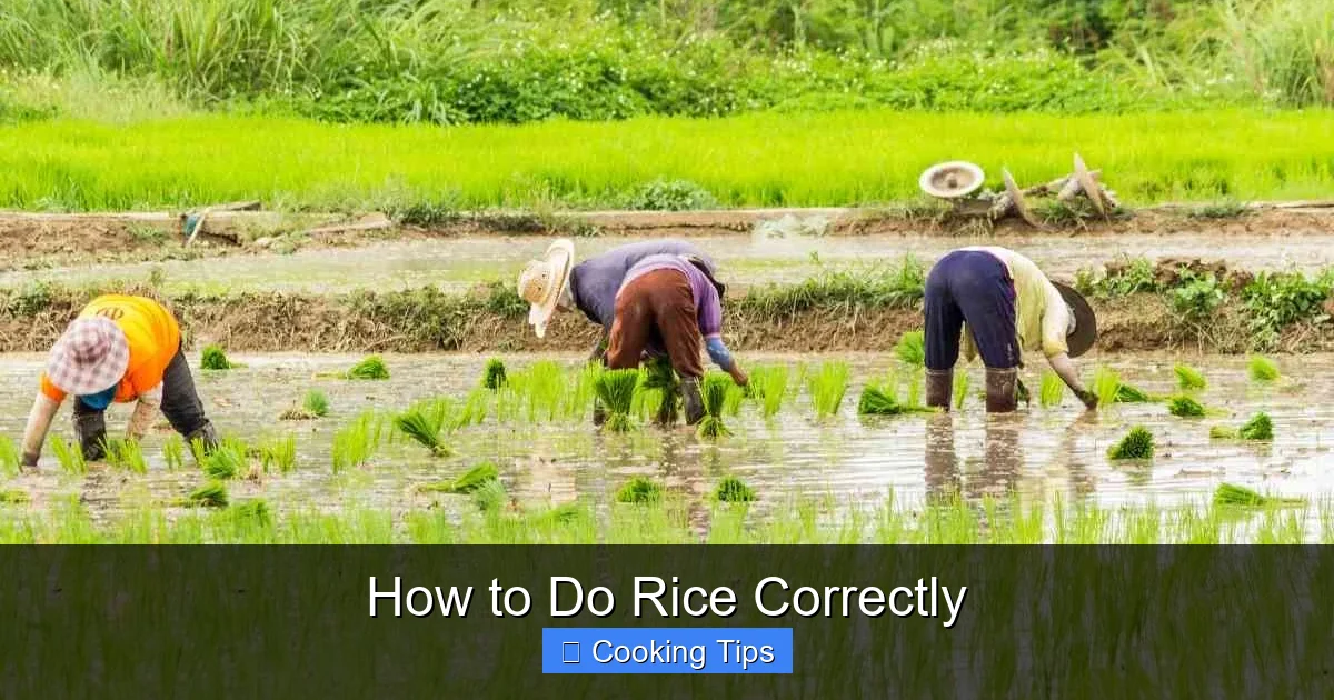How to Do Rice Correctly