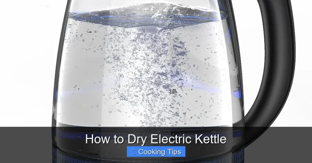 How to Dry Electric Kettle