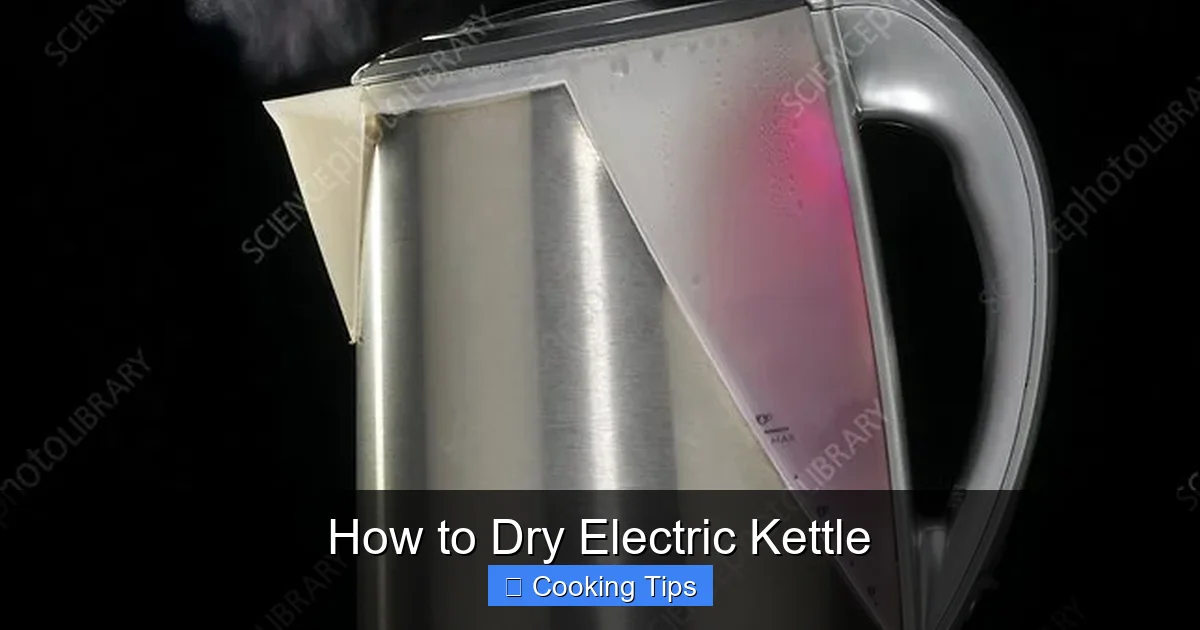 How to Dry Electric Kettle
