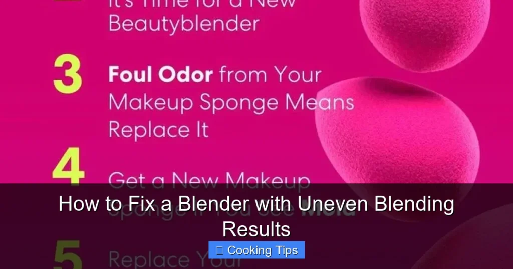 How to Fix a Blender with Uneven Blending Results How to Fix a Blender with Uneven Blending Results