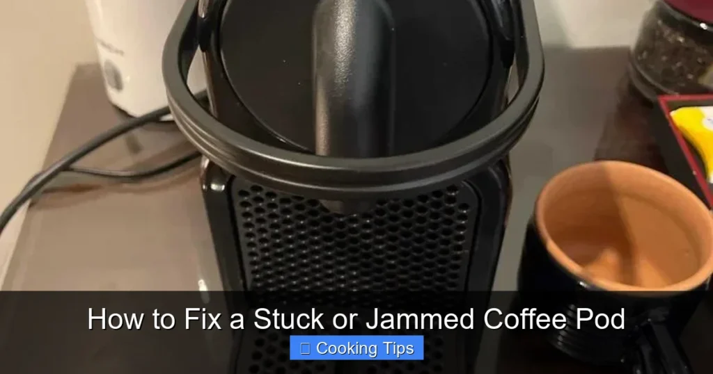 How to Fix a Stuck or Jammed Coffee Pod