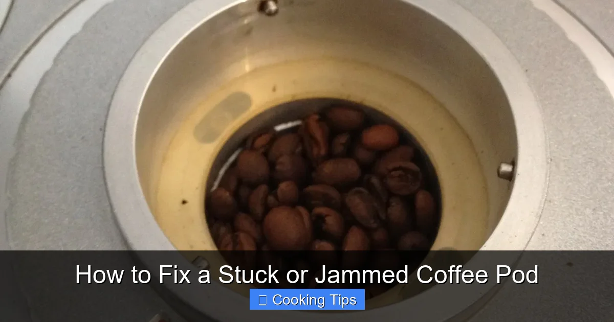 How to Fix a Stuck or Jammed Coffee Pod