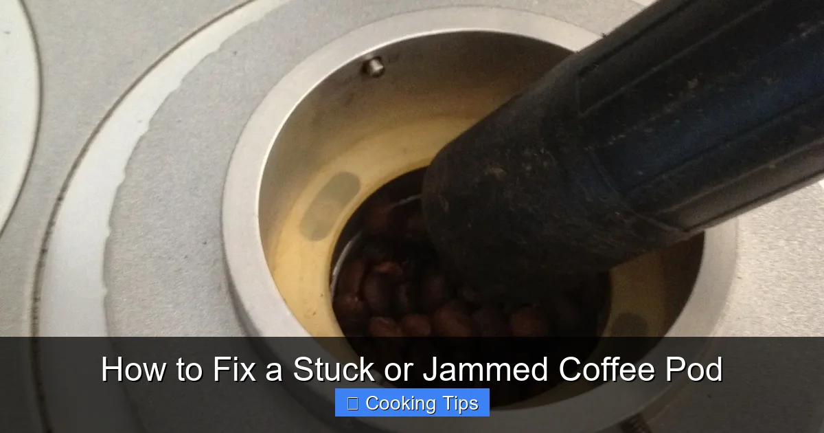 How to Fix a Stuck or Jammed Coffee Pod