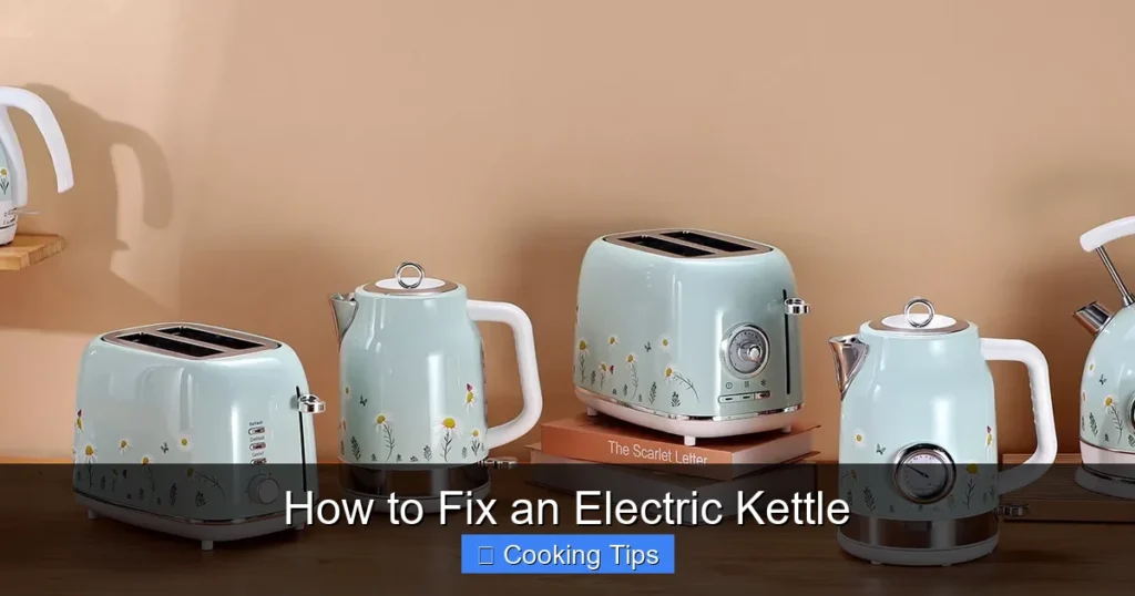 How to Fix an Electric Kettle